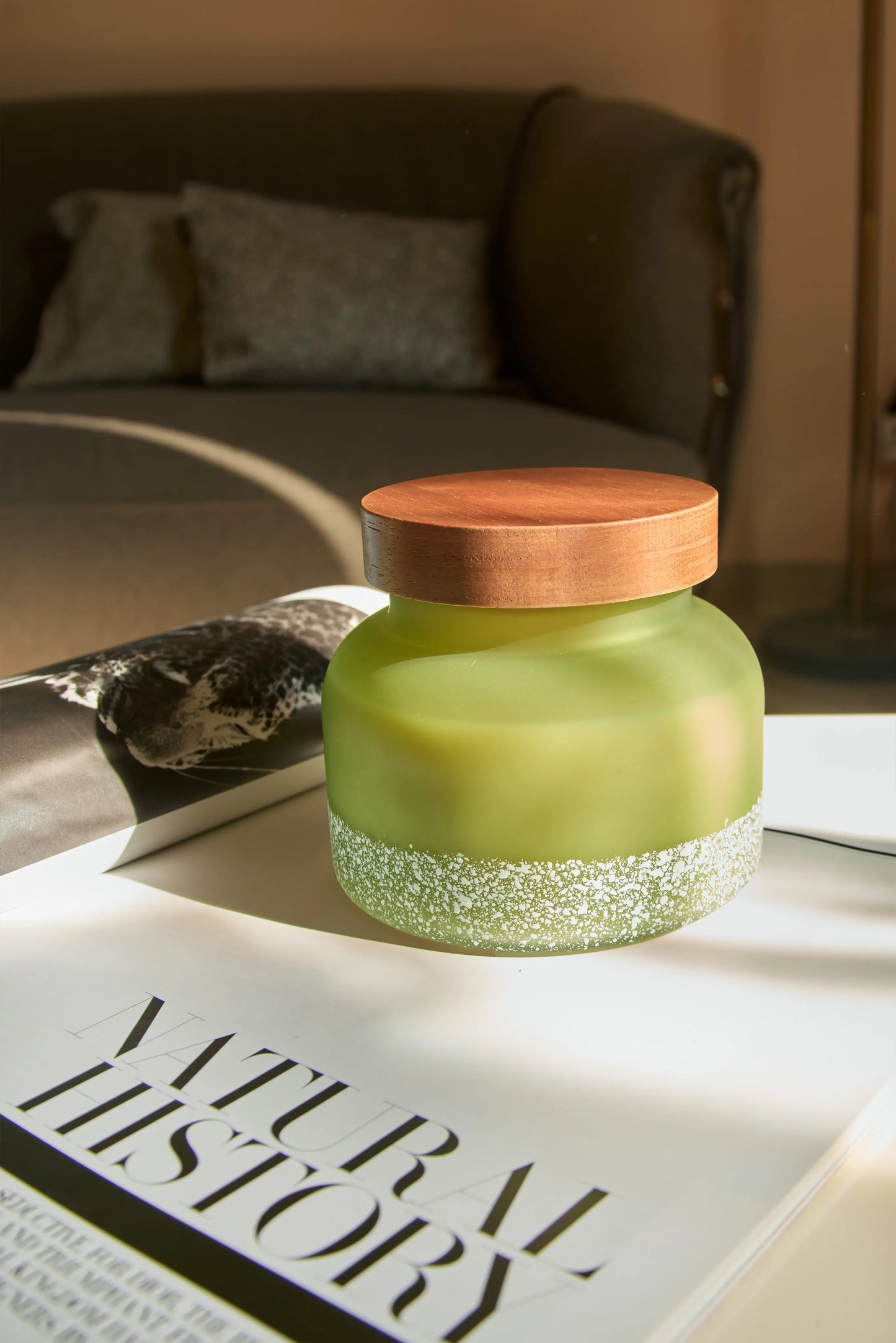 Eccentric ink pot Green jar -Wanderlust