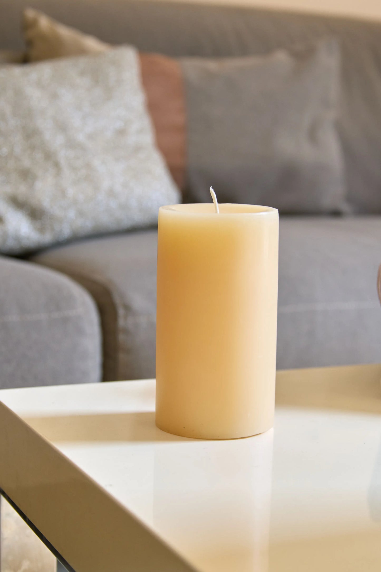Cotton Cloud - Pillar Candle Large