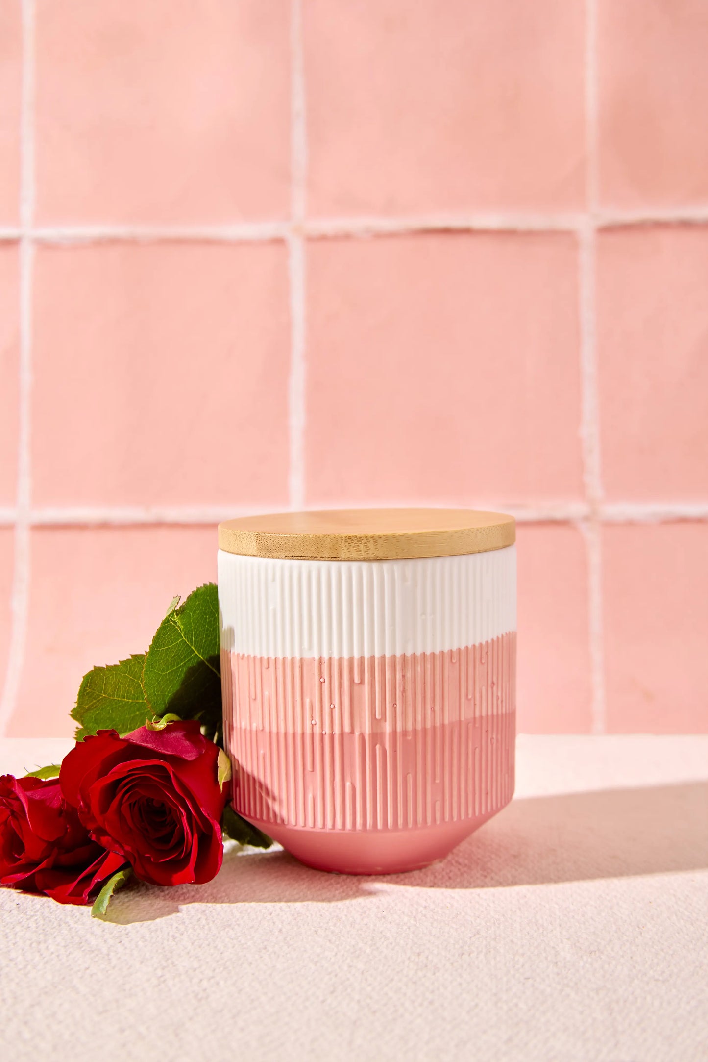 Ceramic Ombre wine jar -Floral Symphony
