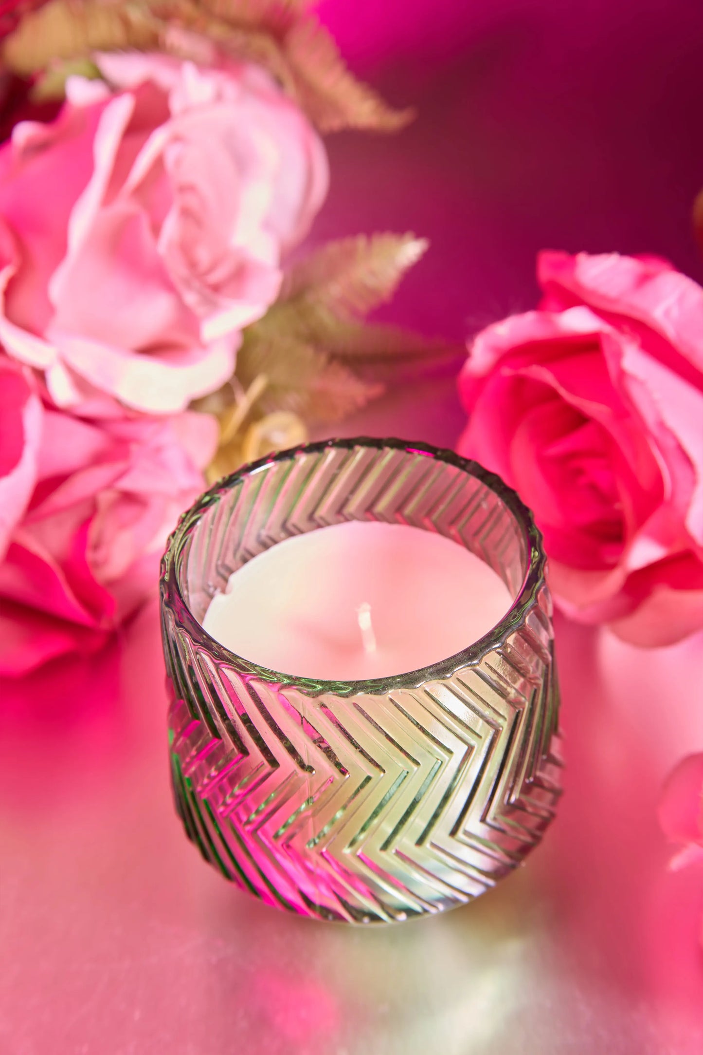 Zig Zag Green Jar -Zesty Breeze