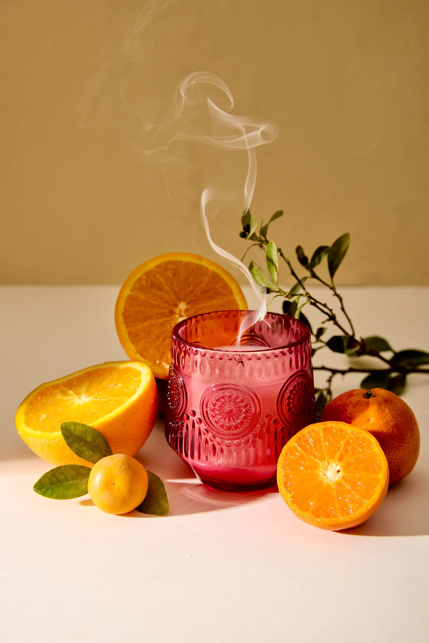 Embellished Red jar - Citrus Splash
