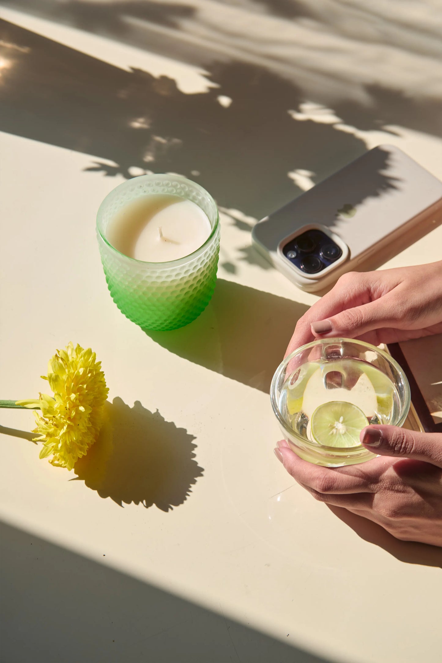 Bubble ombre green jar - Zesty Breeze