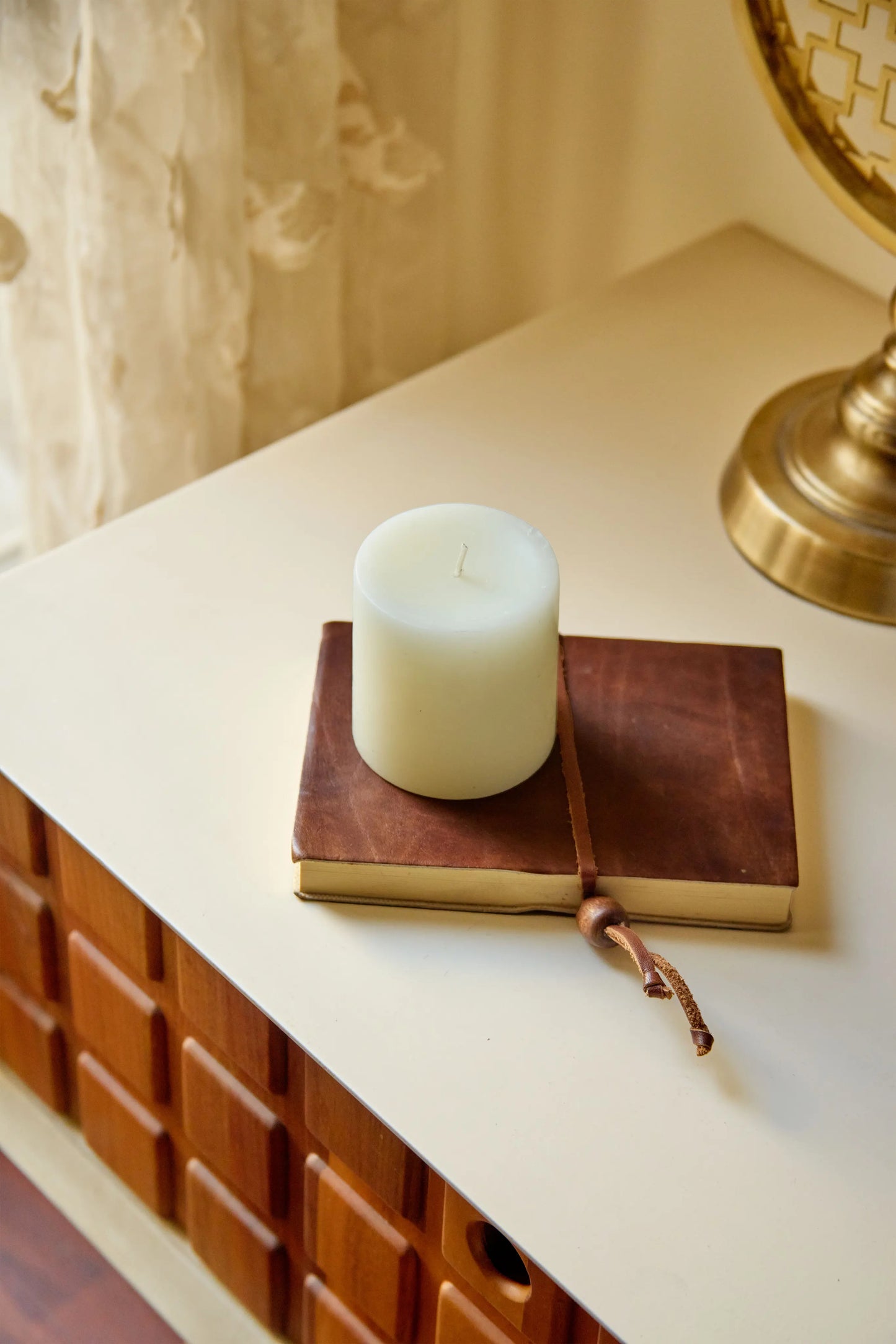 Cotton Cloud - Pillar Candle Small