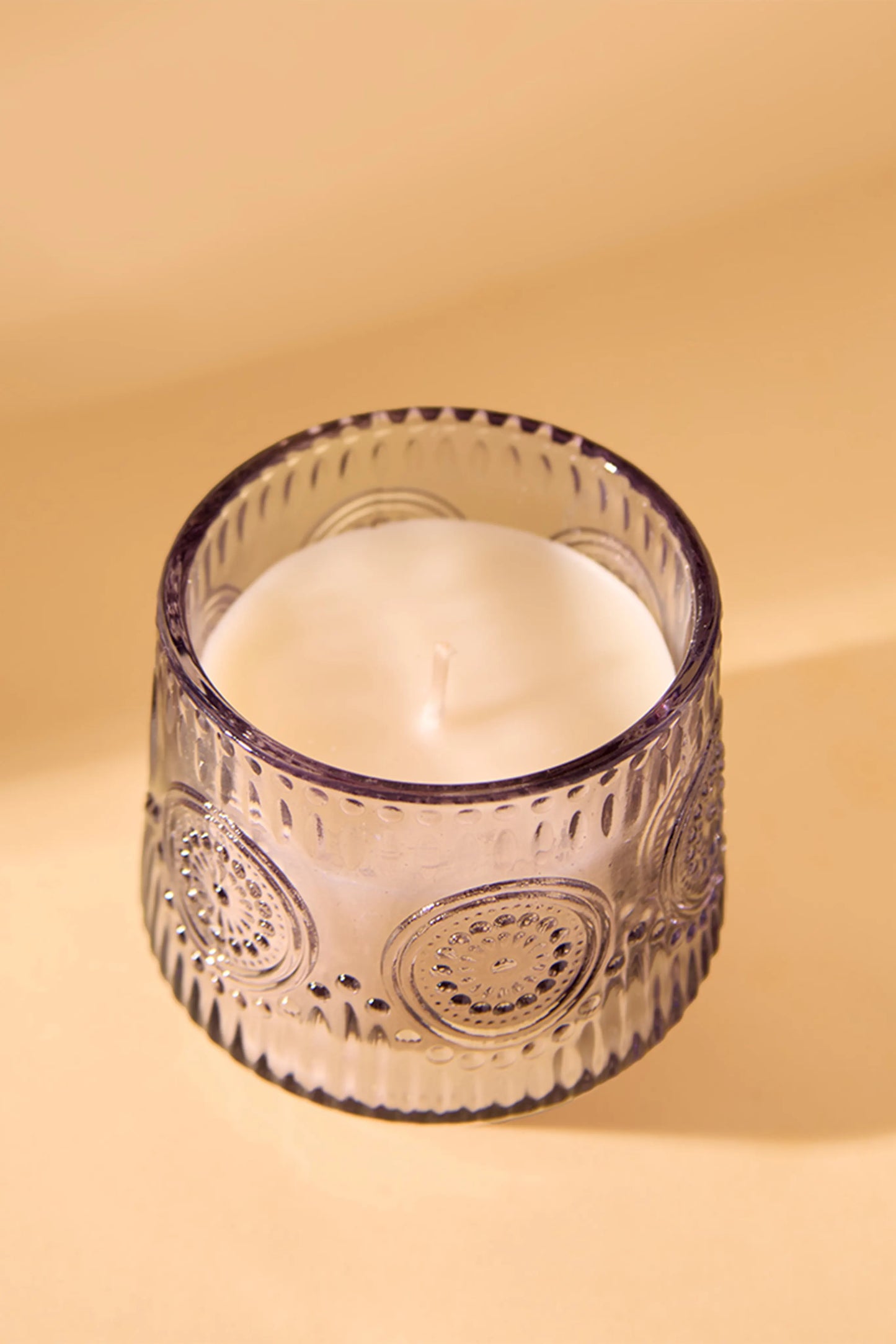 Embellished white jar -Mystic shore