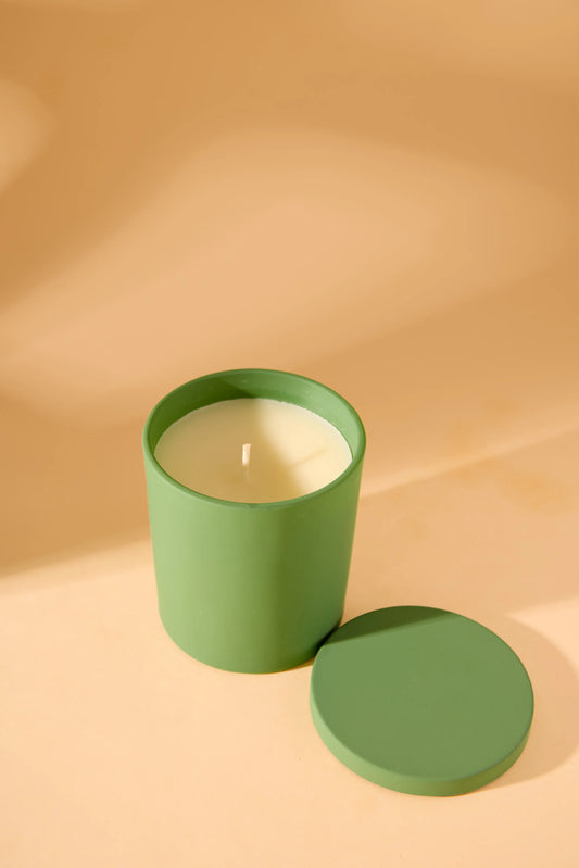 Forsted peached green jar- Zesty Breeze