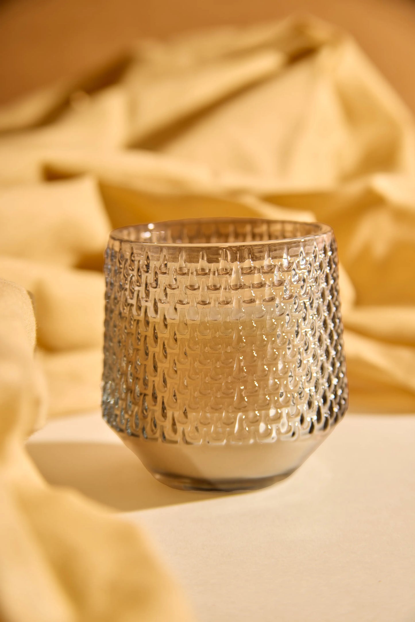 Raindrop White Jar - Cotton Cloud