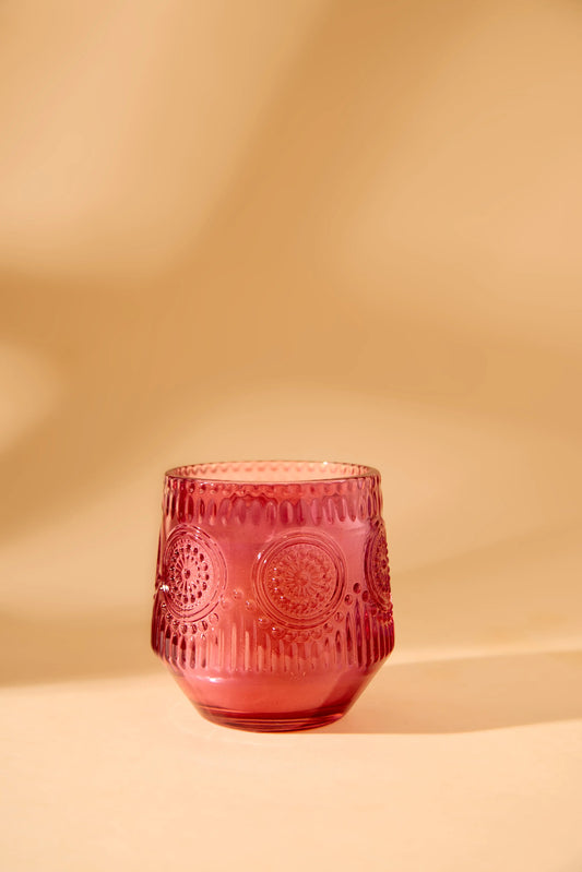 Embellished Red jar - Citrus Splash