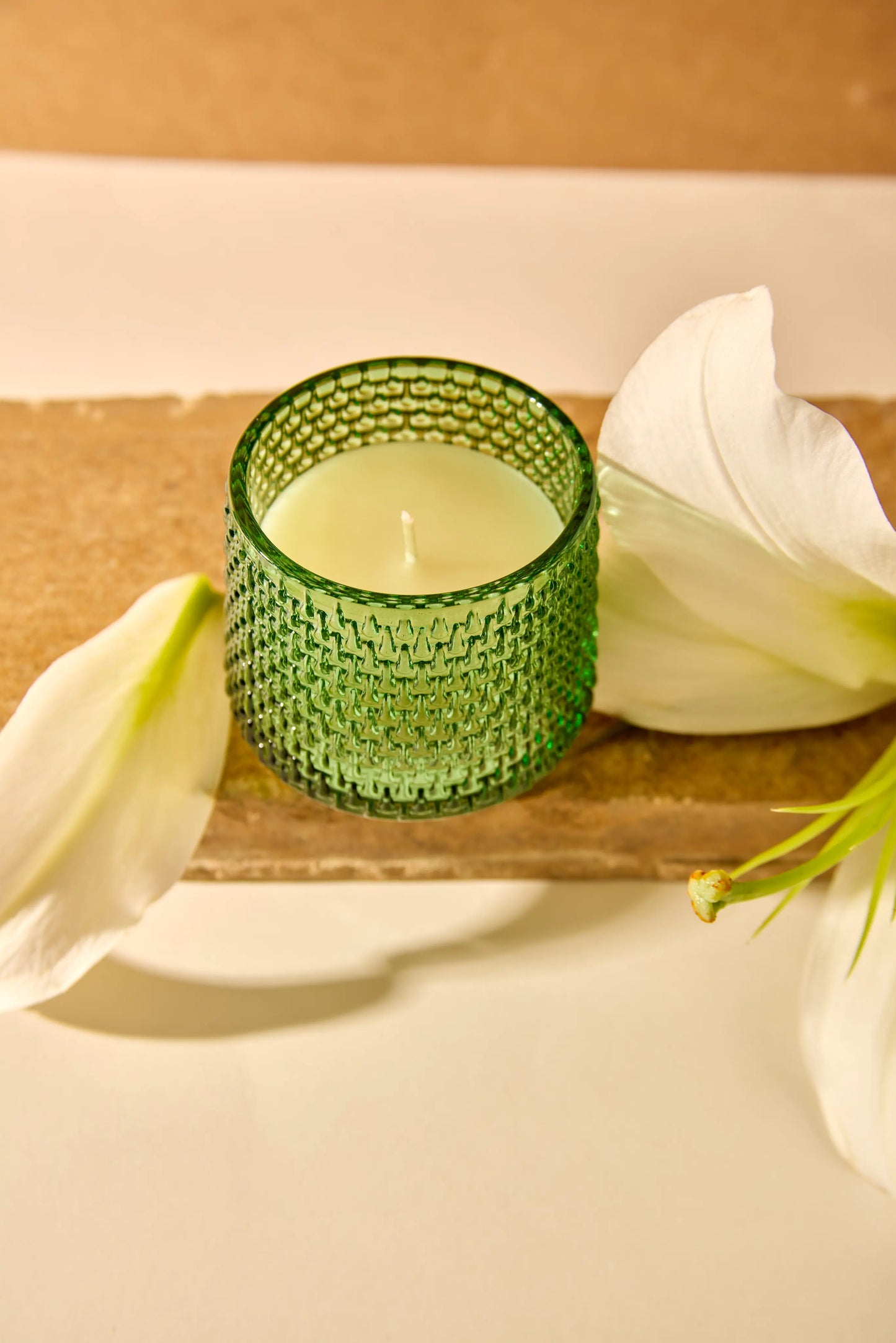 Raindrop Green Jar - Petal Bliss