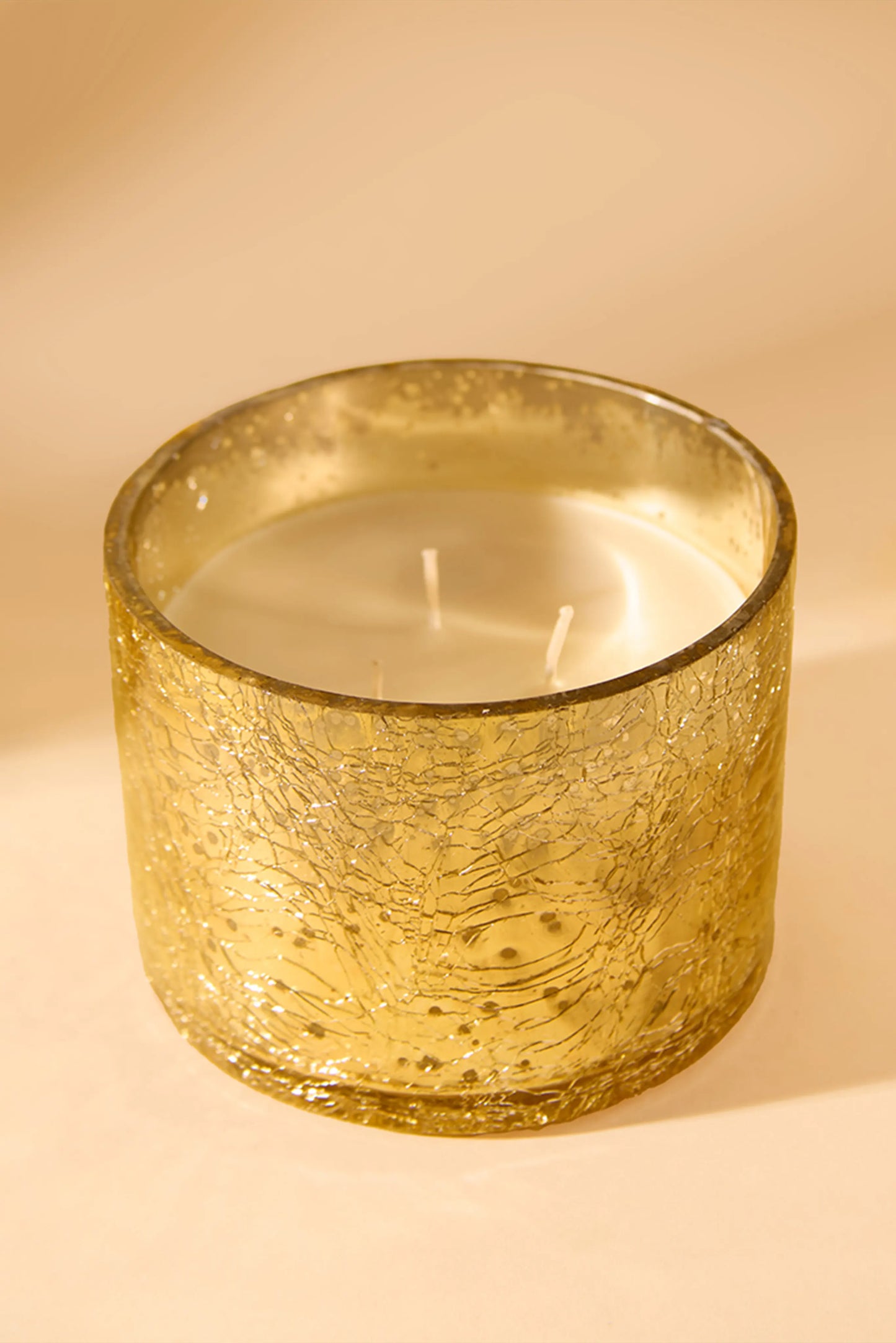 Opulent crackle gold jar -Warm Elixir