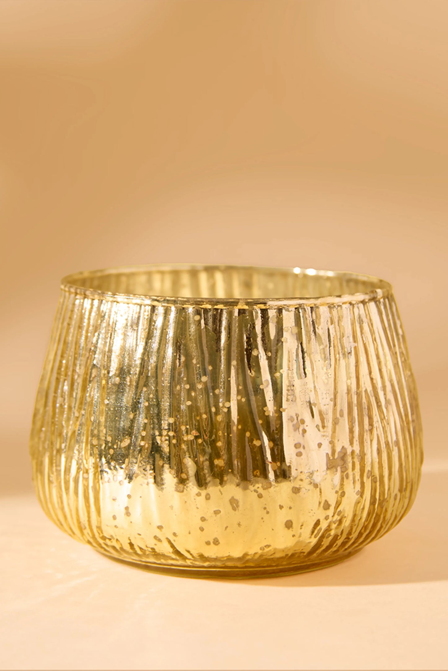 Luxurious mercury gold jar - Mystic woods