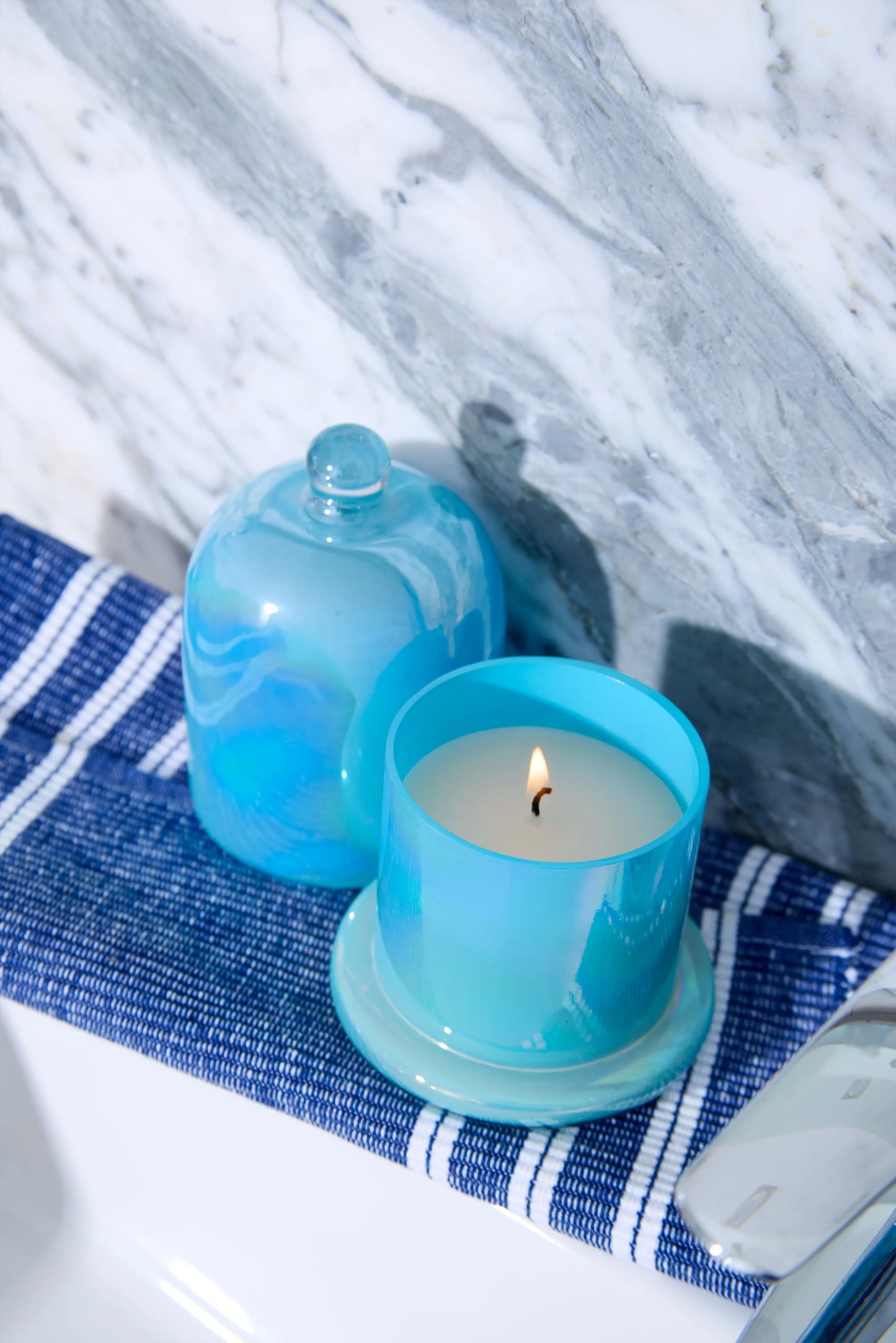 Charming bell blue jar - Seaside Symphony