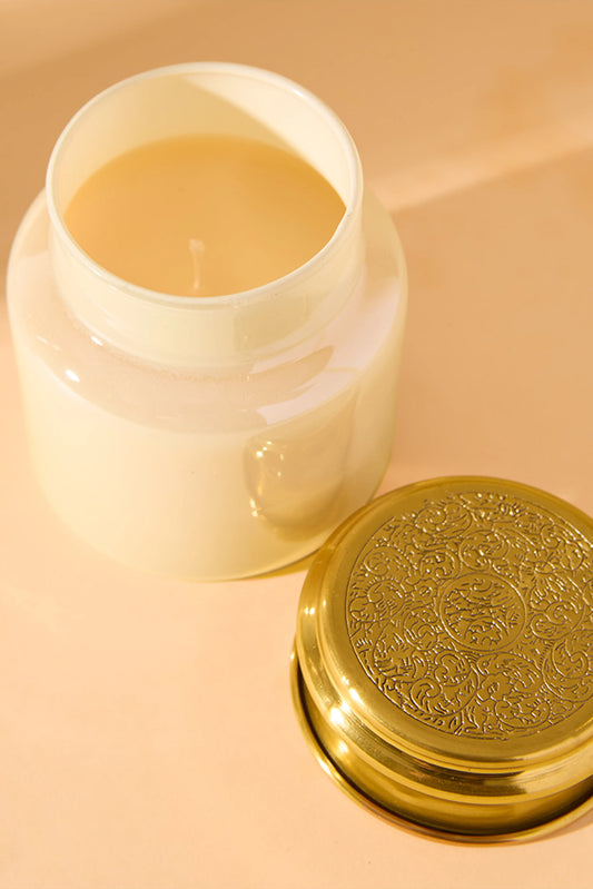 Elegant Pearl Jar -Warm Elixir