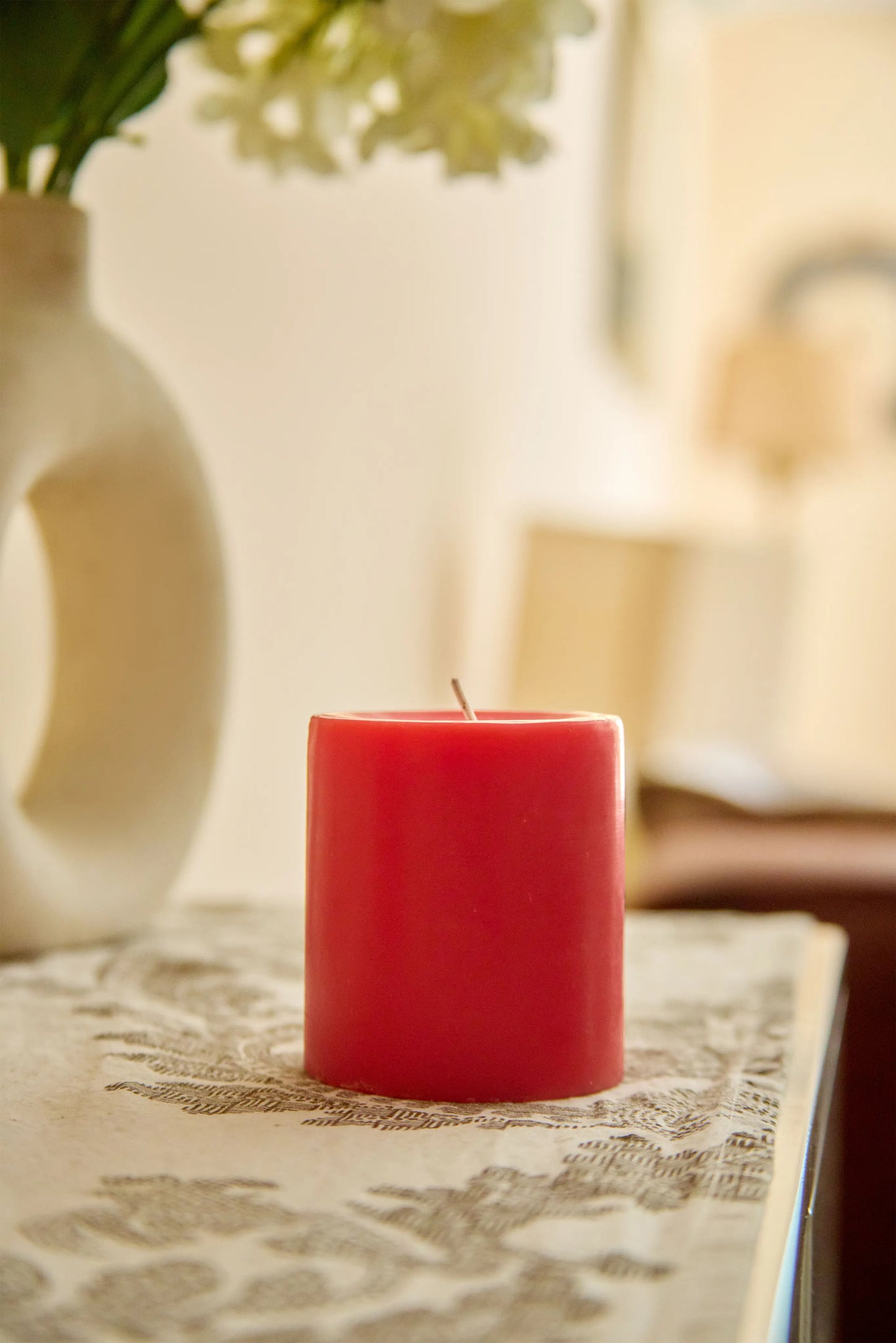 Floral Symphony - Pillar Candle Small
