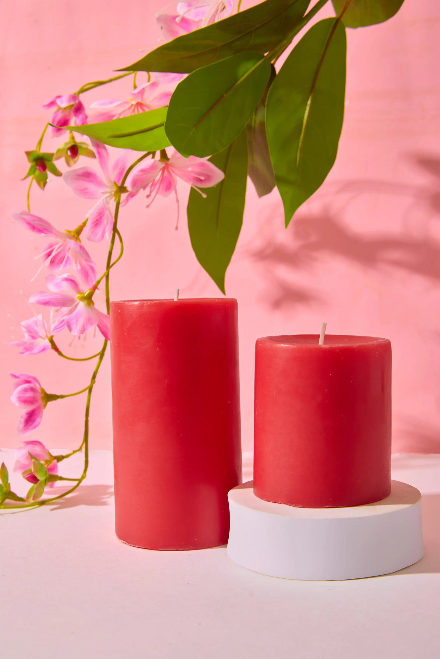 Floral Symphony - Pillar Candle Large