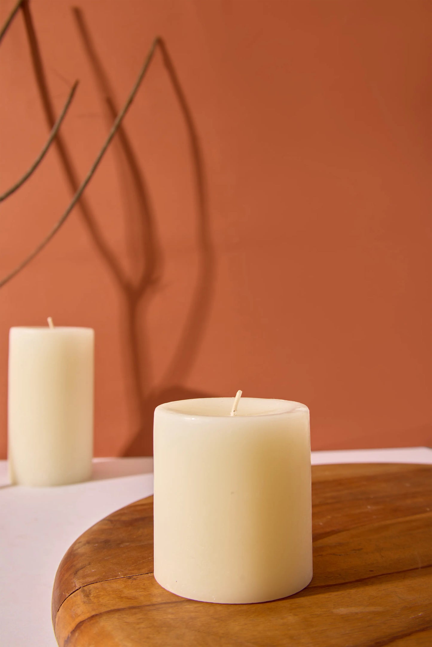 Cotton Cloud - Pillar Candle Small