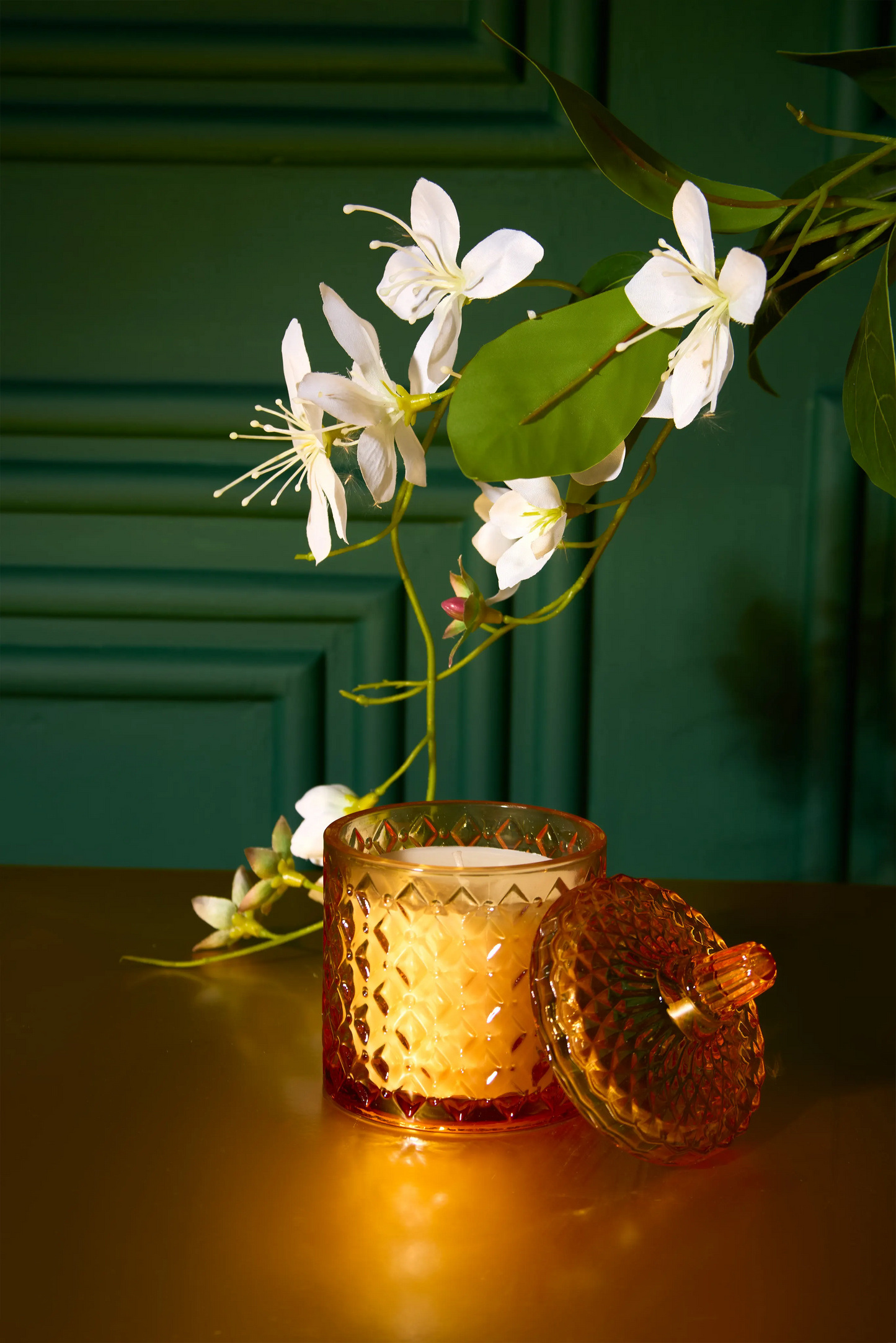 Pumkin yellow jar - Moonlit garden