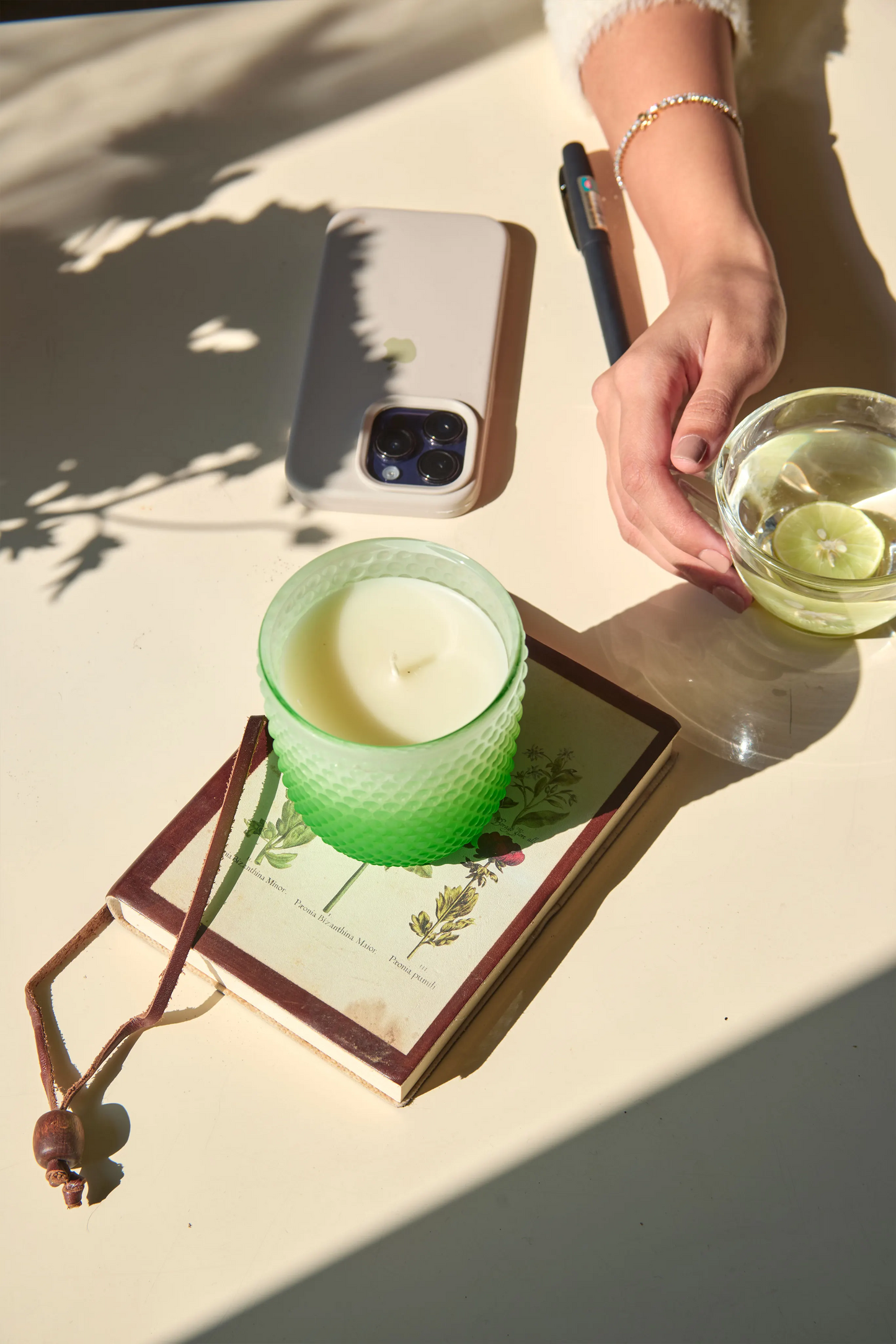 Bubble ombre green jar - Zesty Breeze