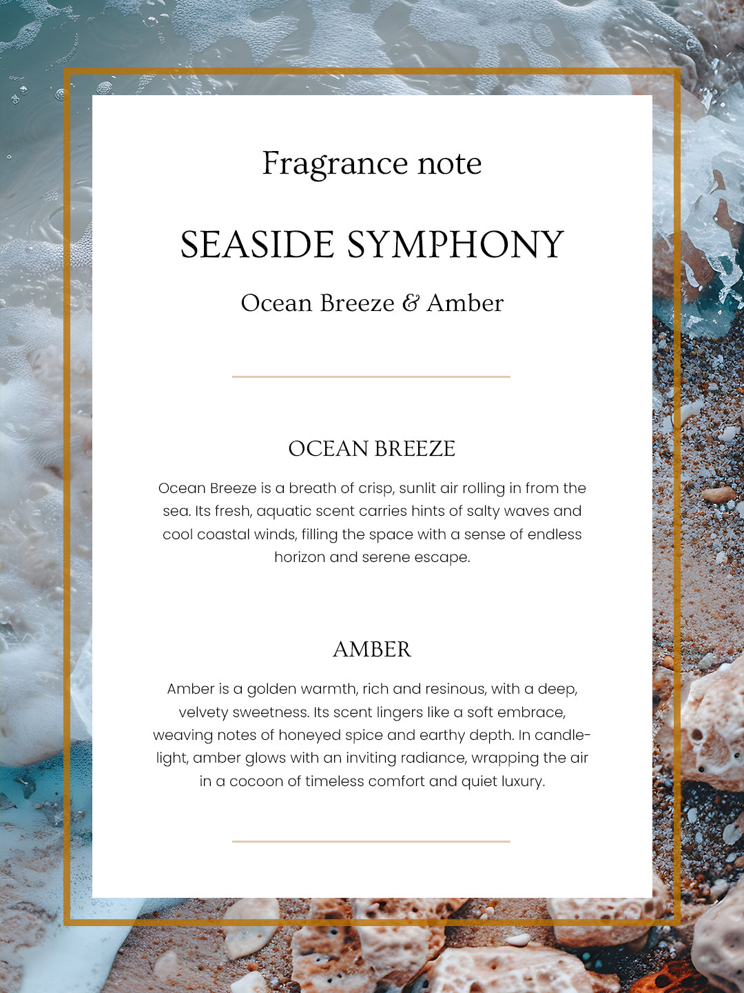 Pumkin Clear Jar- Seaside Symphony
