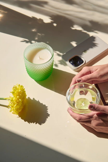 Bubble ombre green jar - Zesty Breeze