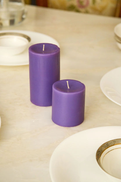 Misty meadows - Pillar Candle Large