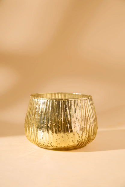 Luxurious mercury gold jar - Mystic woods