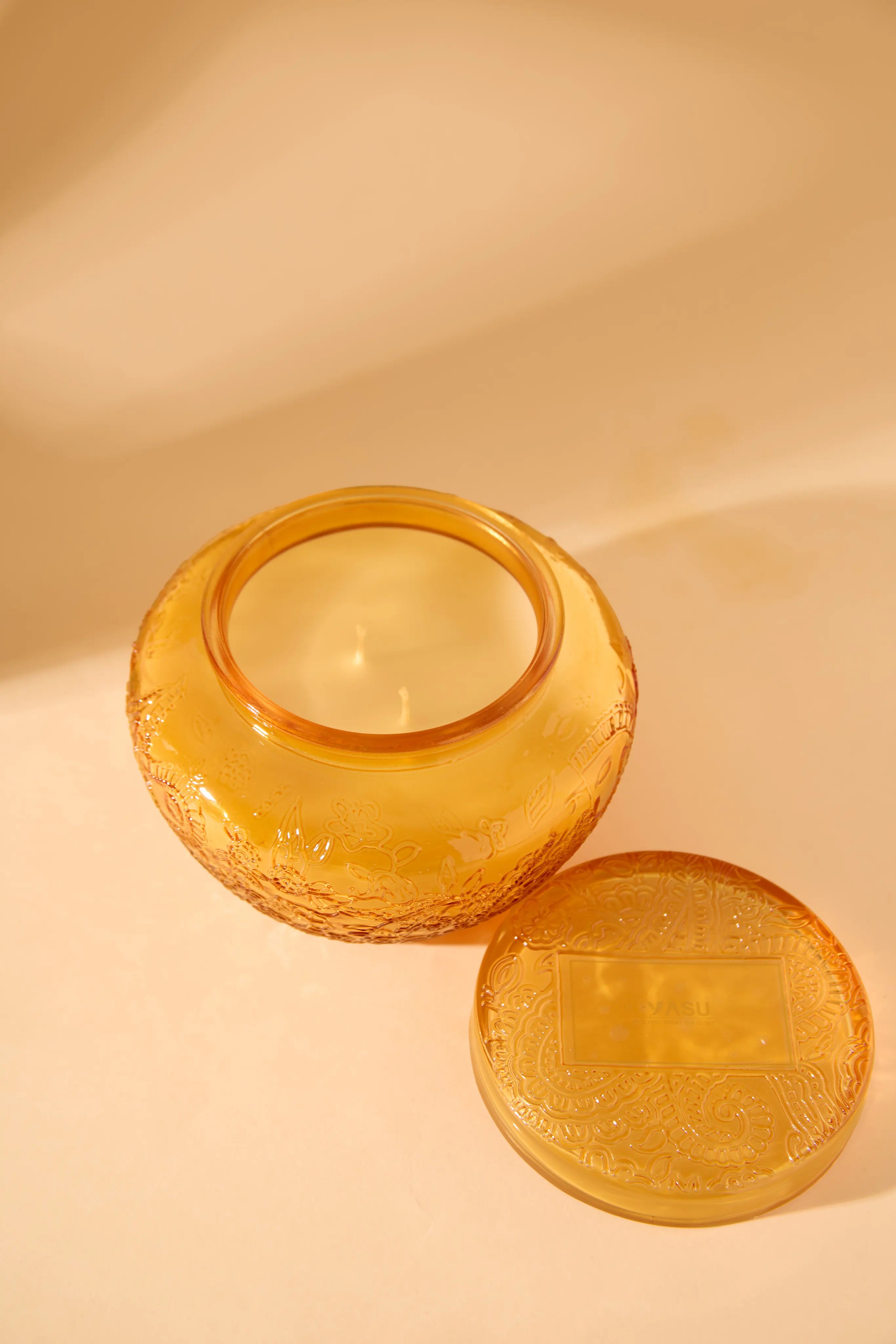 Decorated yellow jar -Citrus Splash