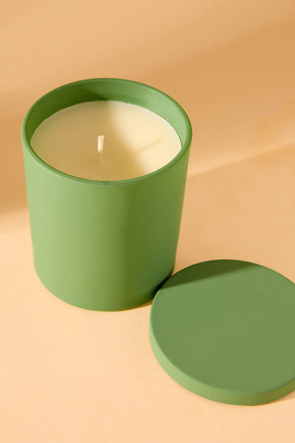 Forsted peached green jar- Zesty Breeze