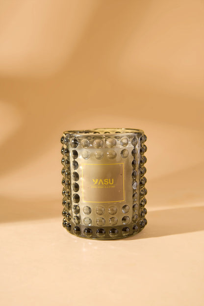 Curated bubble blue jar - Mystic woods