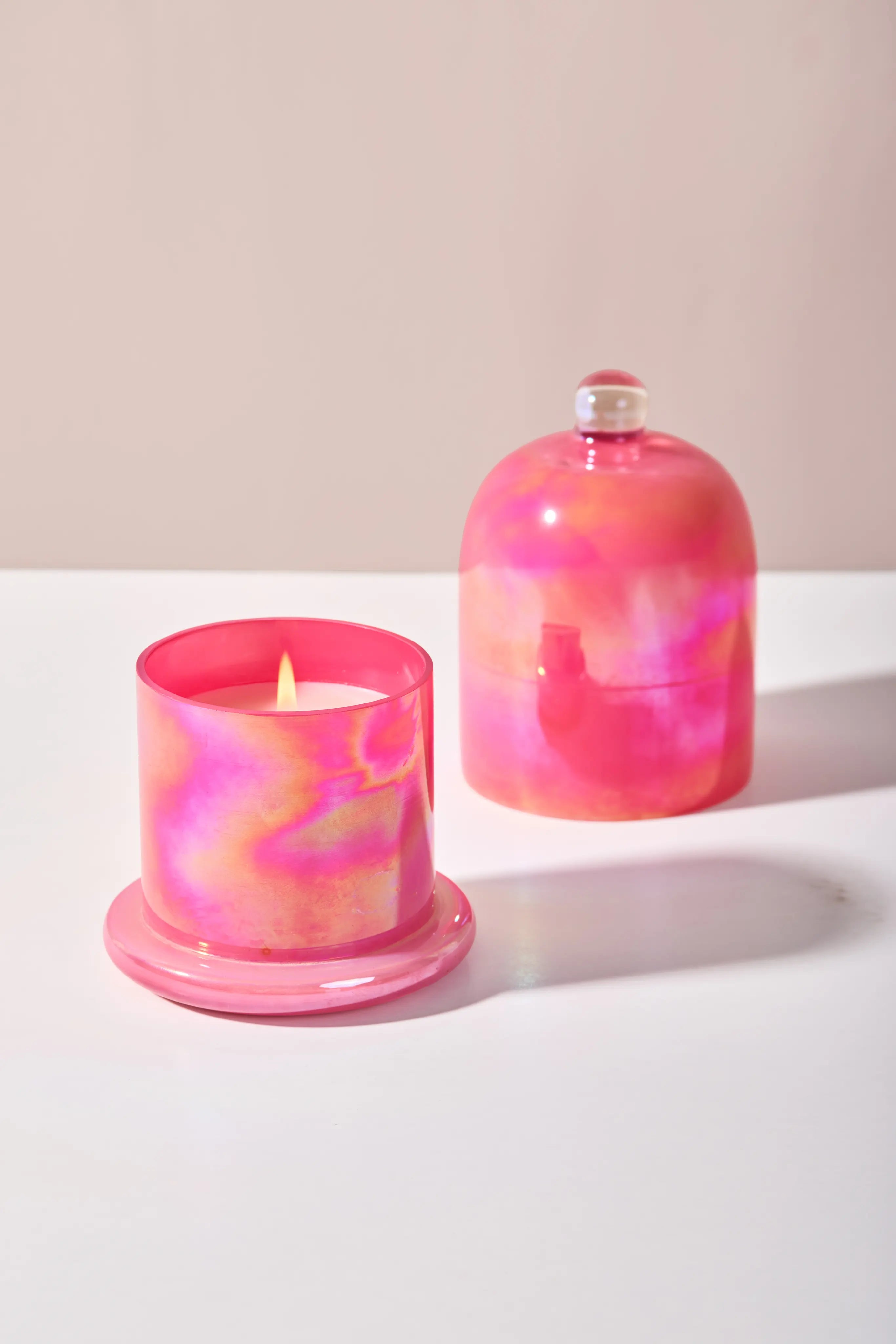 Charming bell Pink jar - Moonlit garden