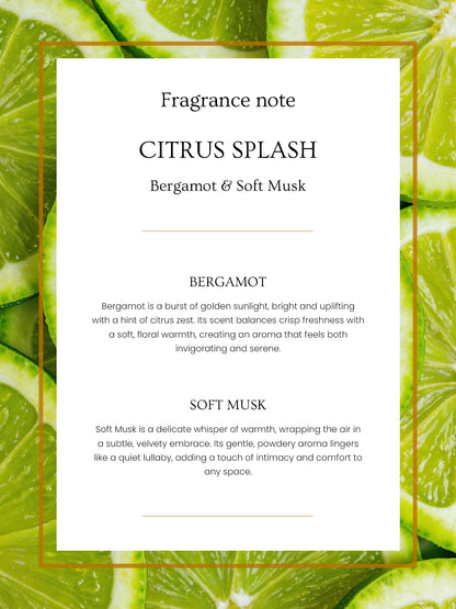 Pumkin Peach Jar -Citrus Splash
