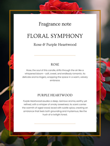 Ceramic Ombre wine jar -Floral Symphony